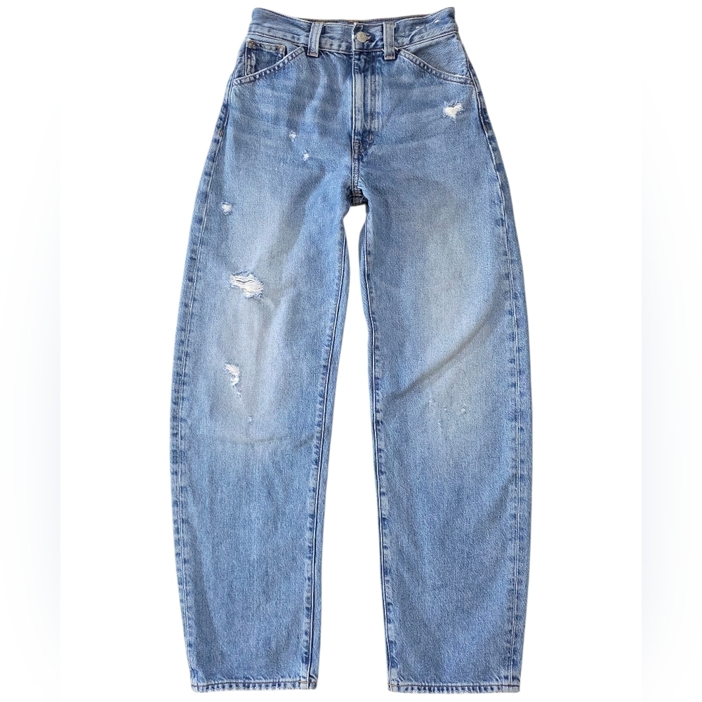 Madewell The Balloon Barrel Trending Jean  Women Size 23 Dobbins Wash